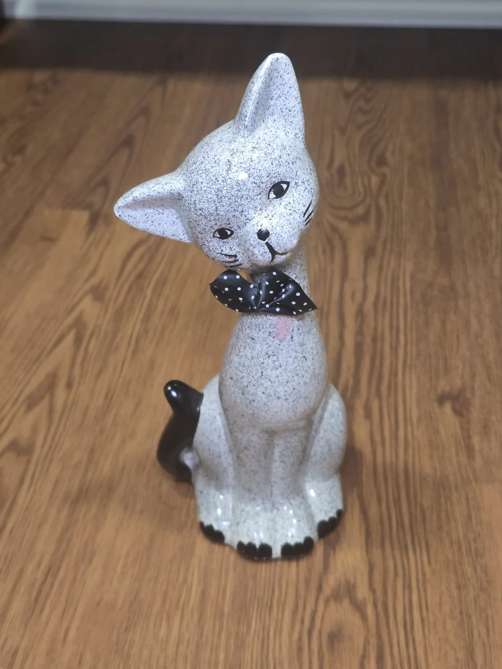 Vintage Mid-Century Modern Ceramic Cat Figurine